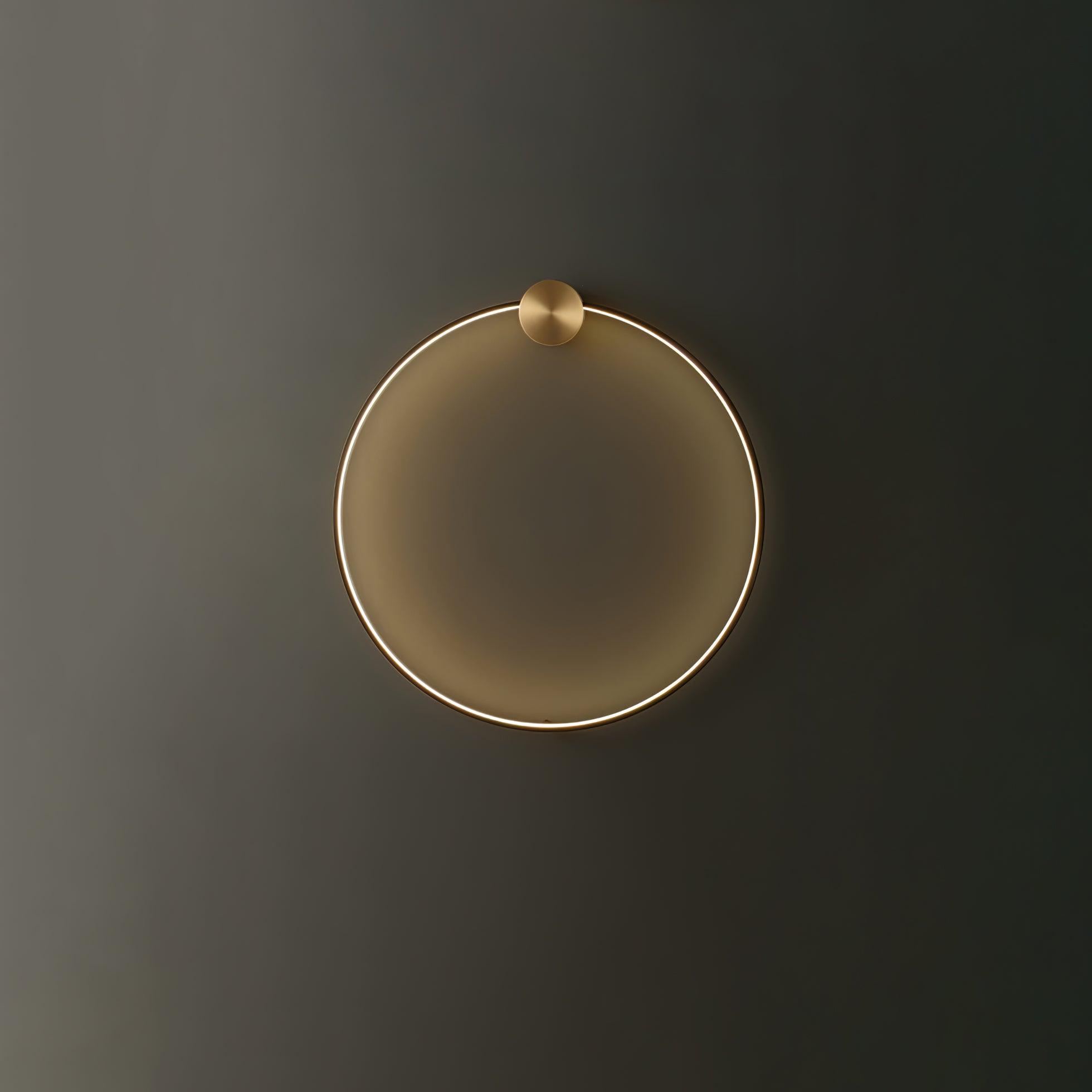 Ringled Arc Wall Light