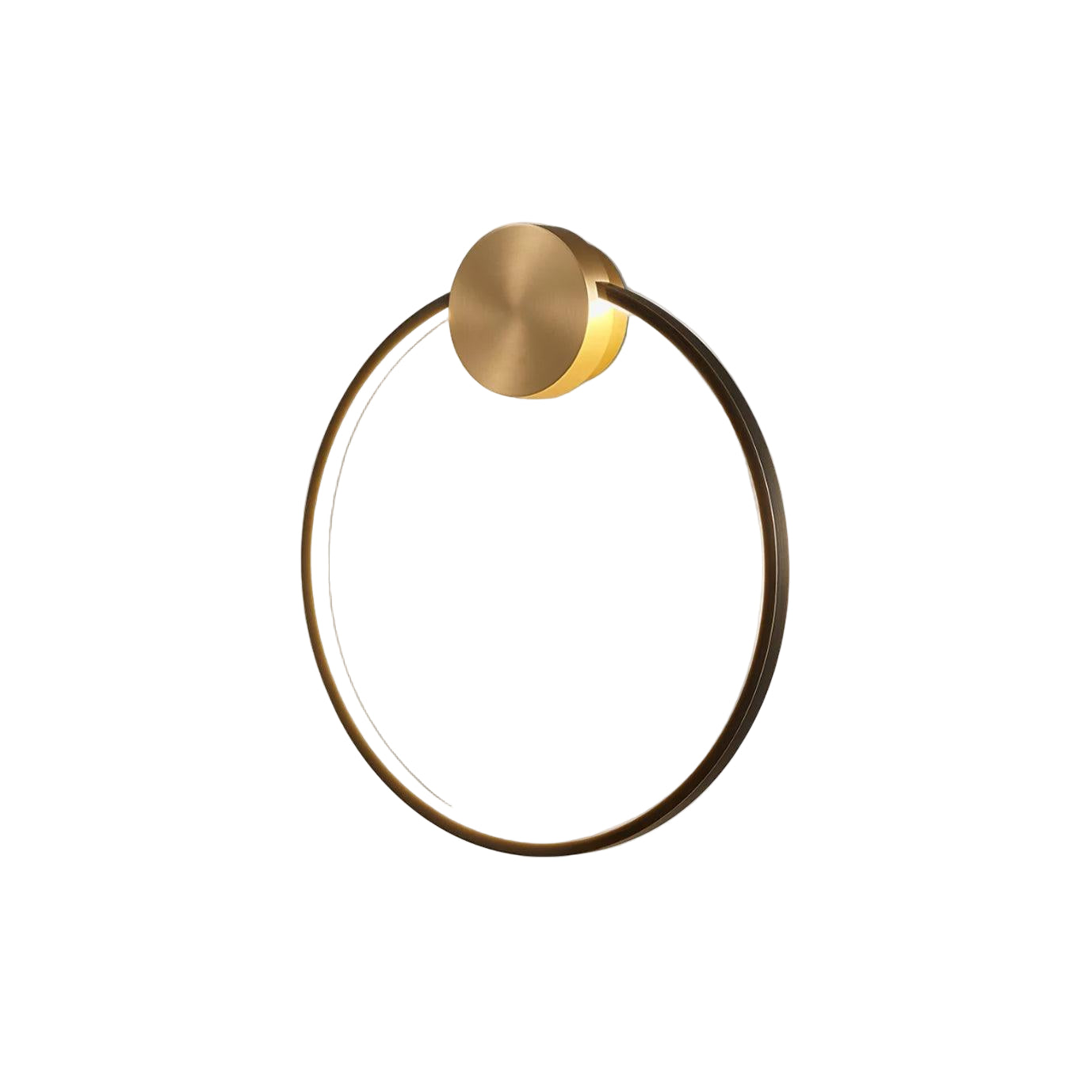 Ringled Arc Wall Light