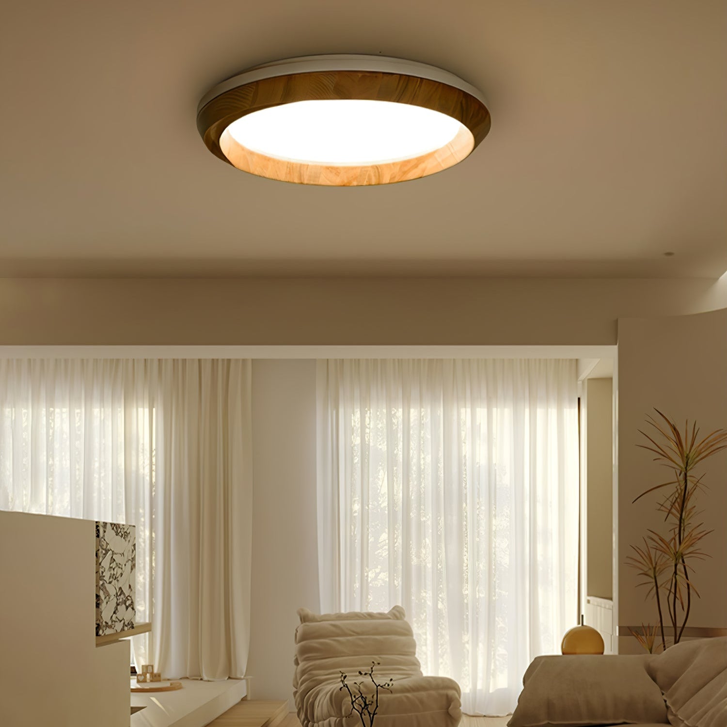 Belosca Wooden Ceiling Light