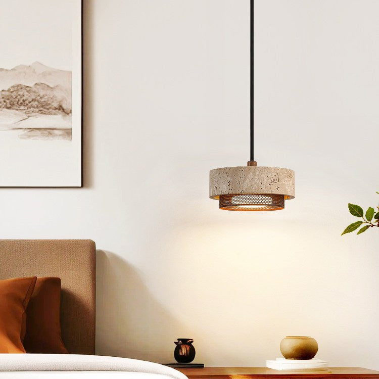 Venna Travertine Pendant Light