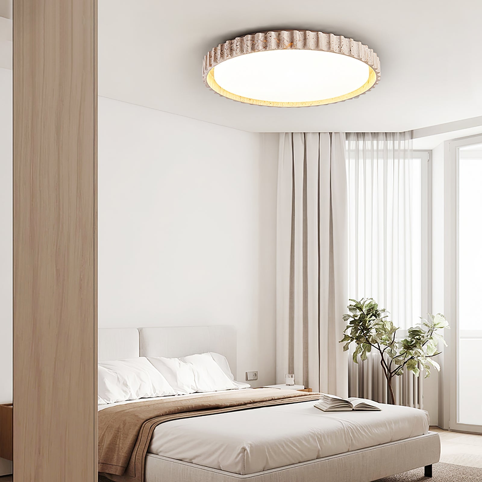 Riscom Natural Stone Ceiling Light