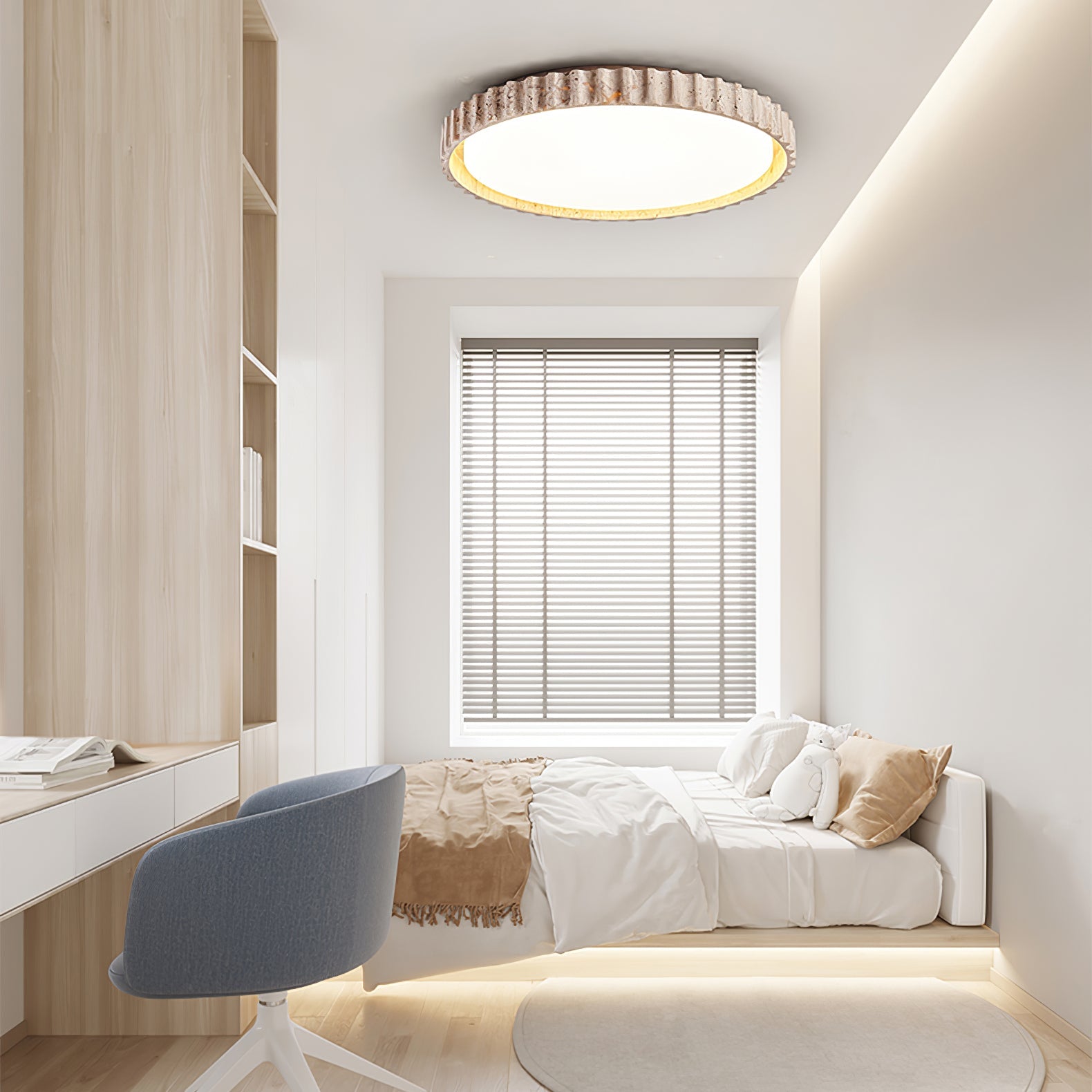 Riscom Natural Stone Ceiling Light