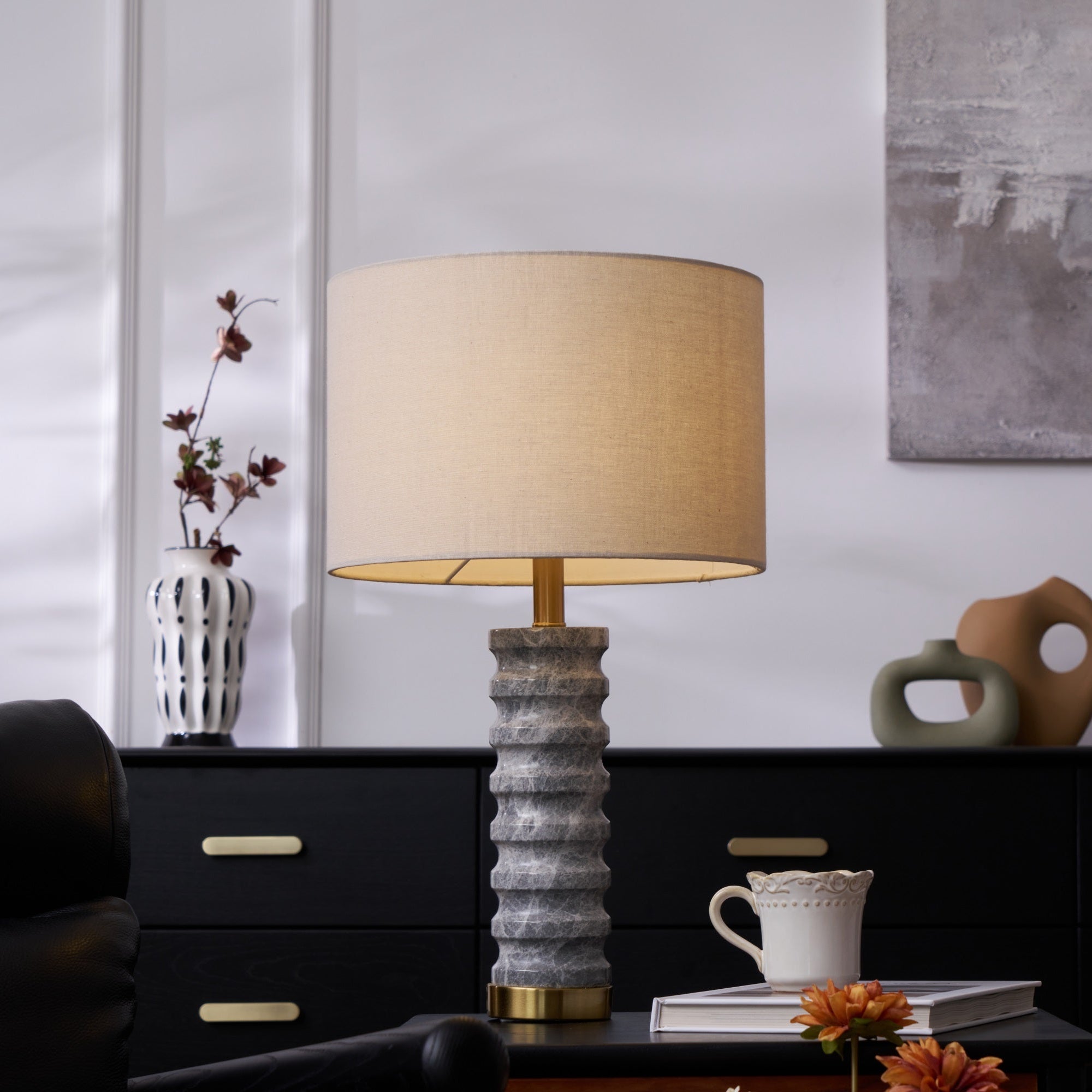 Rivame Marble Table Lamp