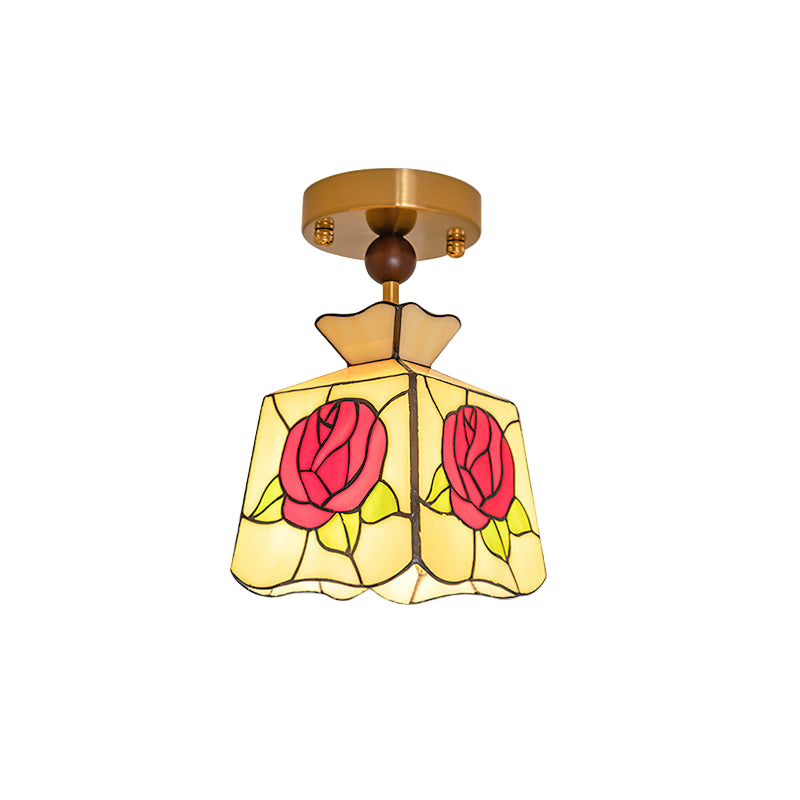 Raselis Tiffany Ceiling Light