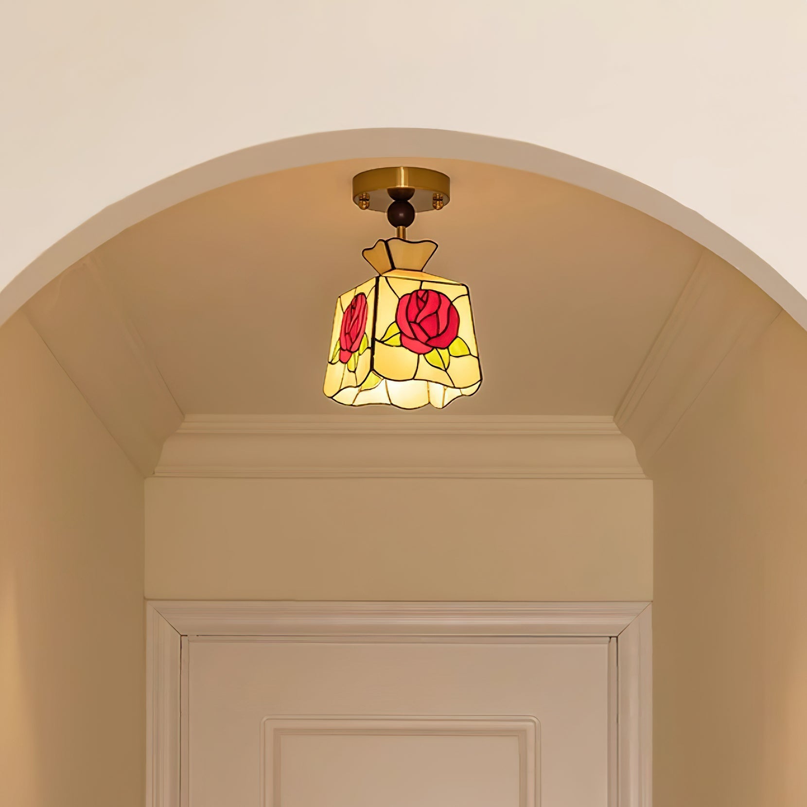 Raselis Tiffany Ceiling Light