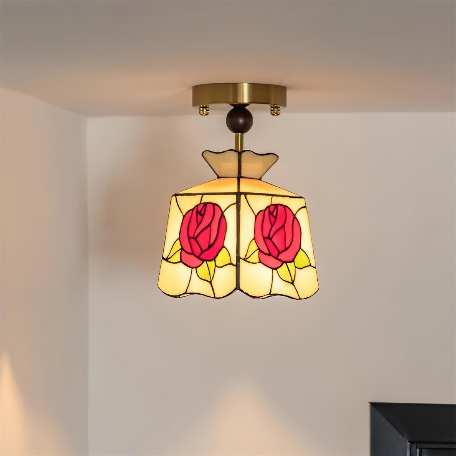 Raselis Tiffany Ceiling Light