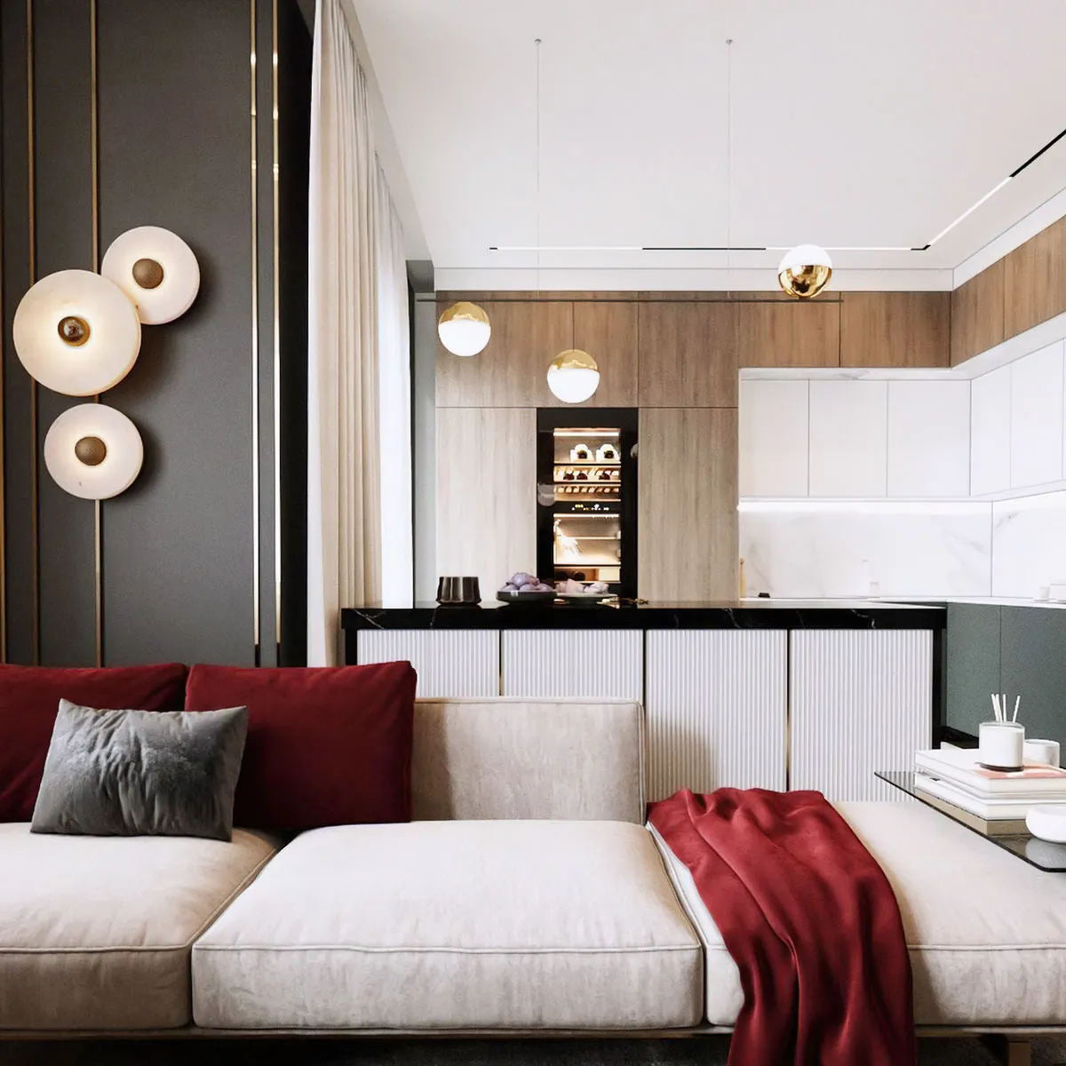 Velle Round Wall Light