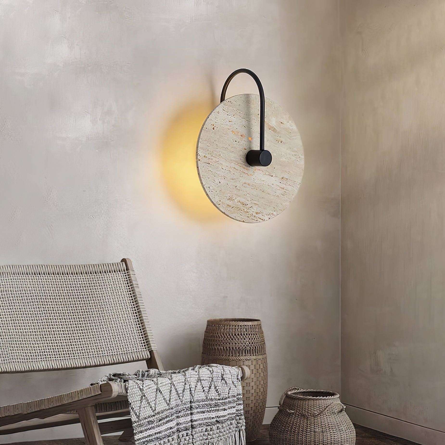 Sedona Travertine Wall Light