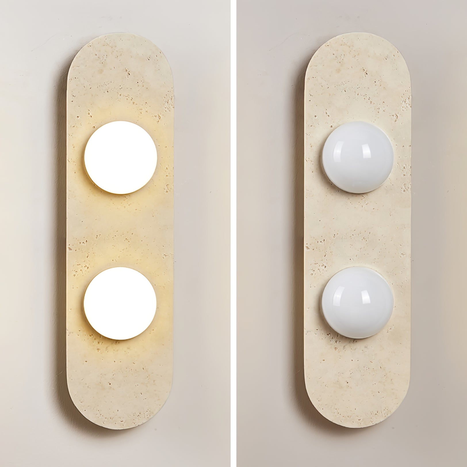 Roavel Natural Stone Wall Light