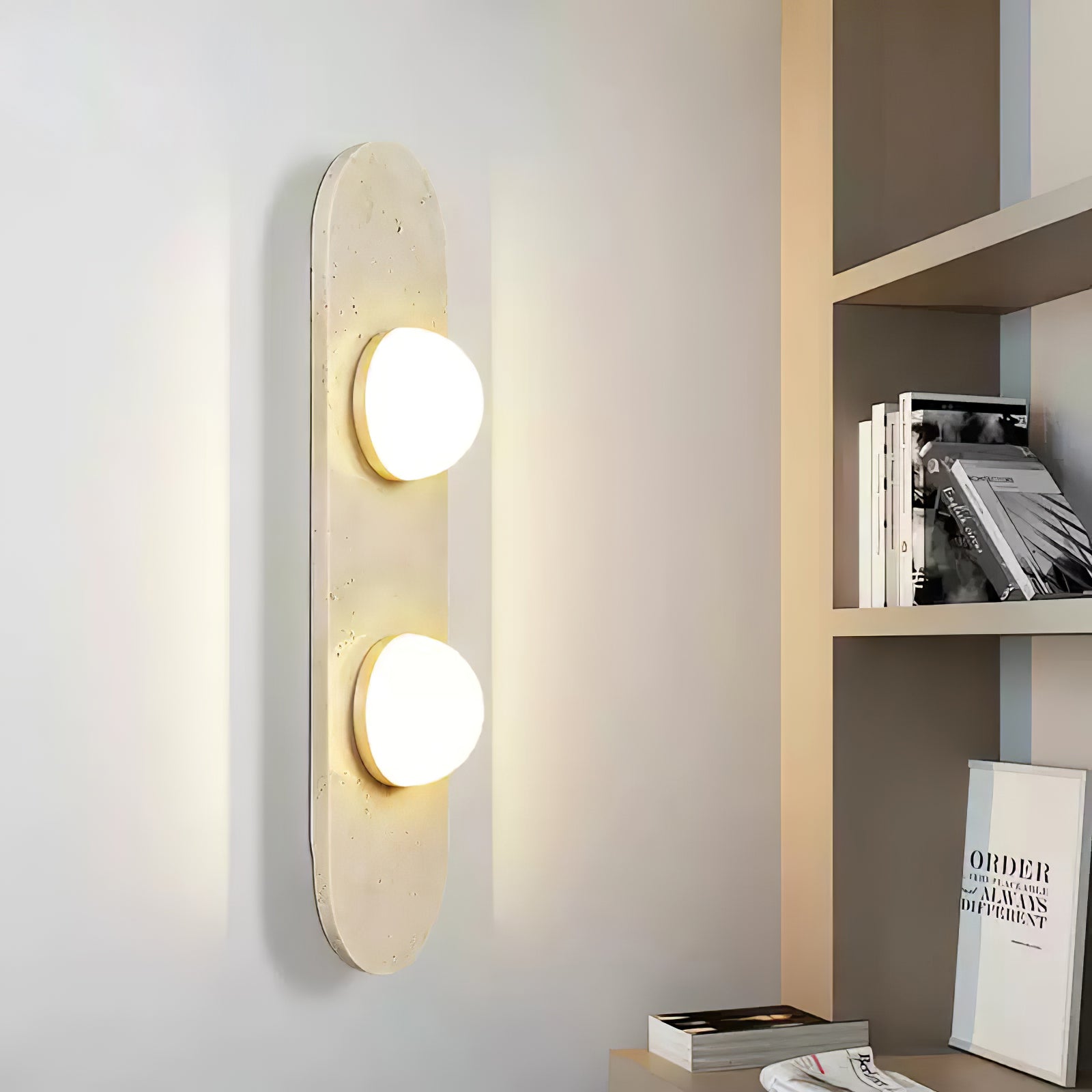 Roavel Natural Stone Wall Light