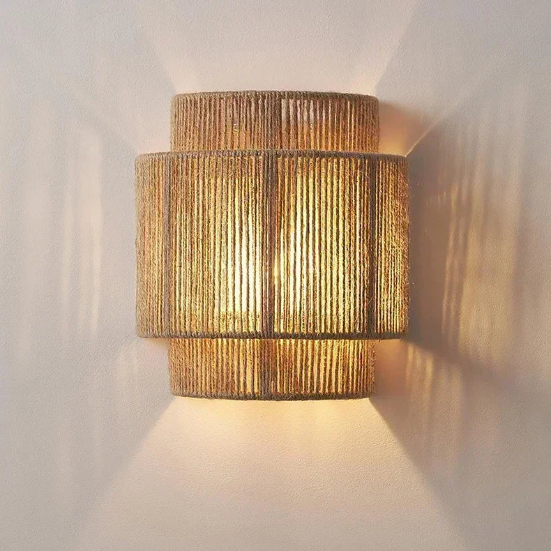 Ozu Hemp Rope Wall Light