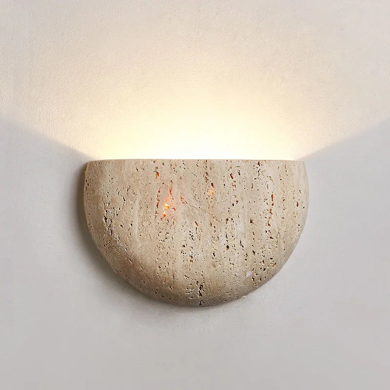 Wobeku Natural Stone Wall Light