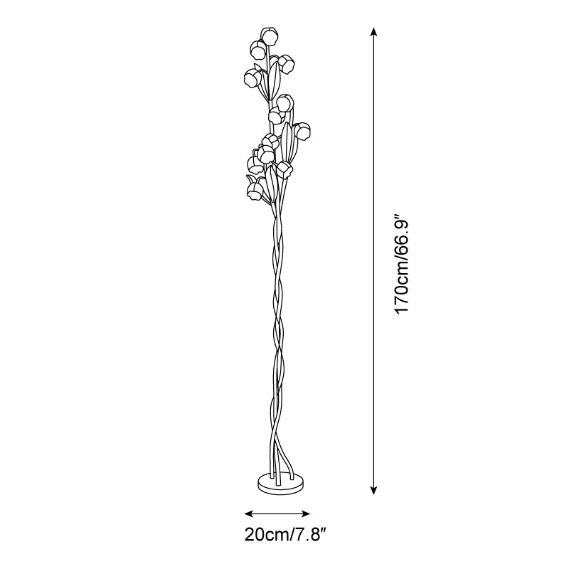 Seyra Flower Floor Lamp