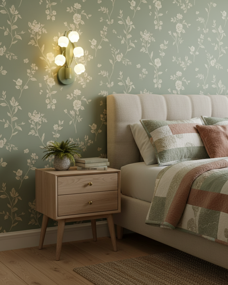 Zorcove Floral Wall Light
