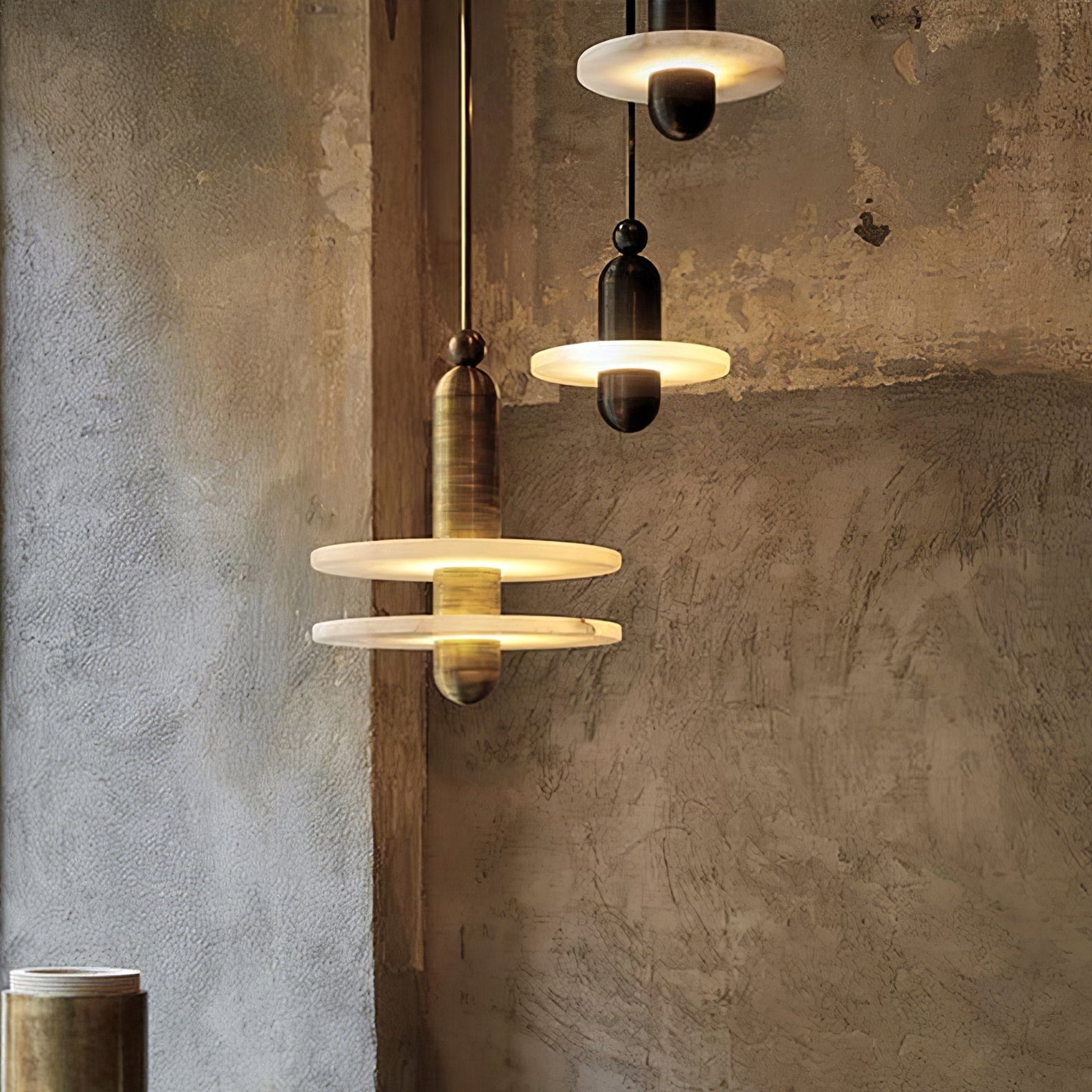 Senmif Alabaster Ring Pendant Light