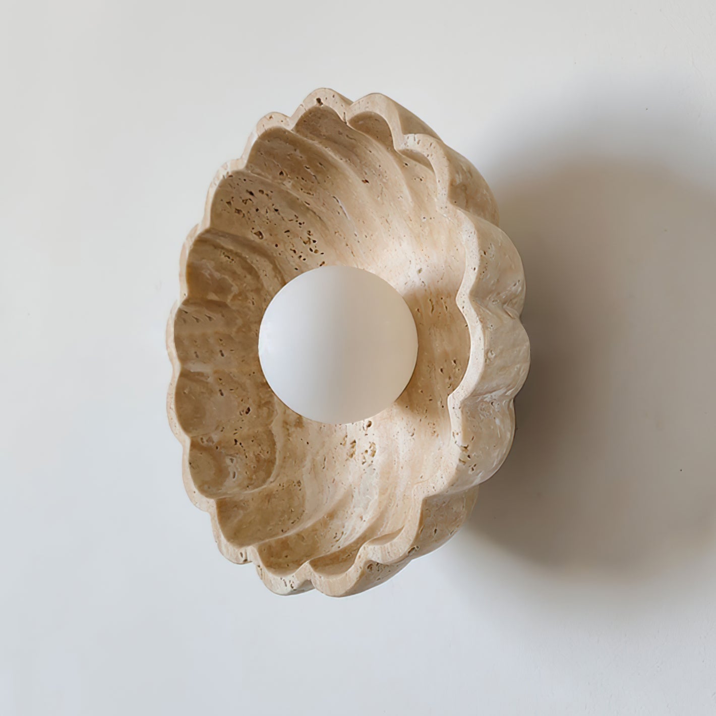Meyliva Natural Stone Wall Light