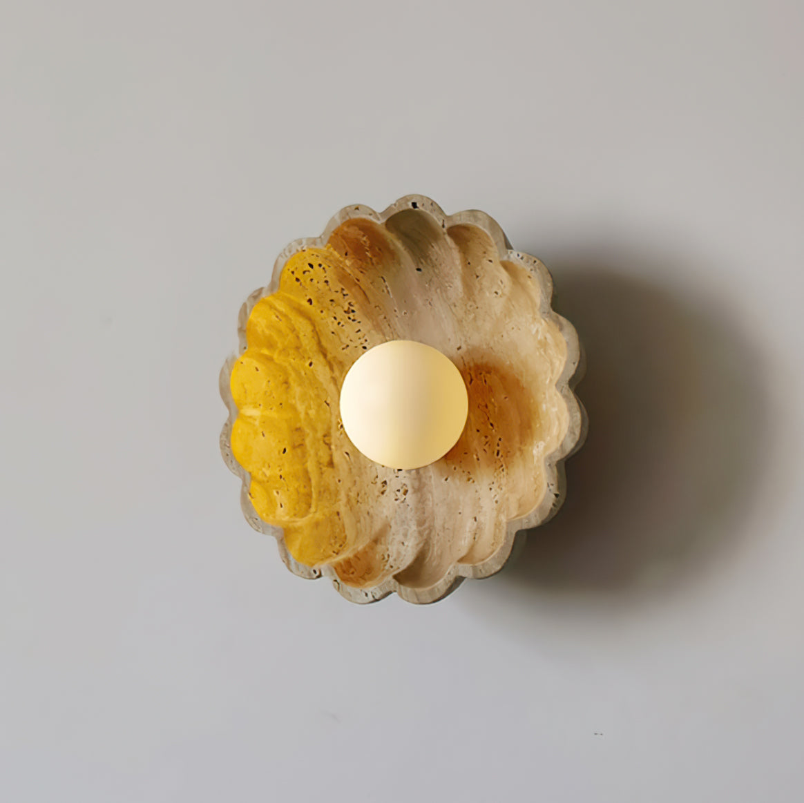 Meyliva Natural Stone Wall Light