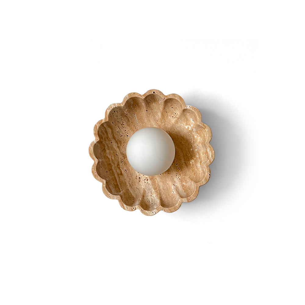 Meyliva Natural Stone Wall Light