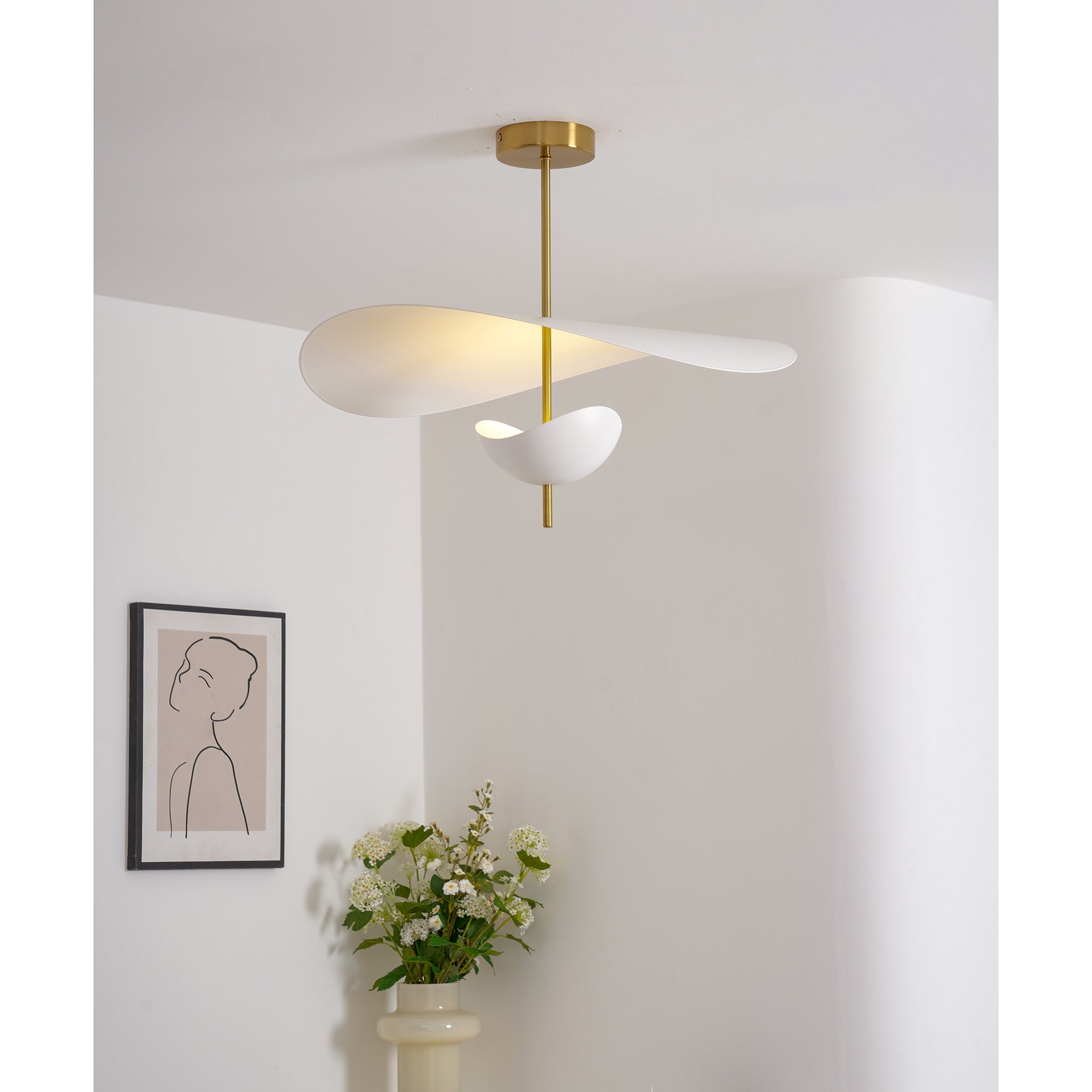 Loxey Sculptural Pendant Light