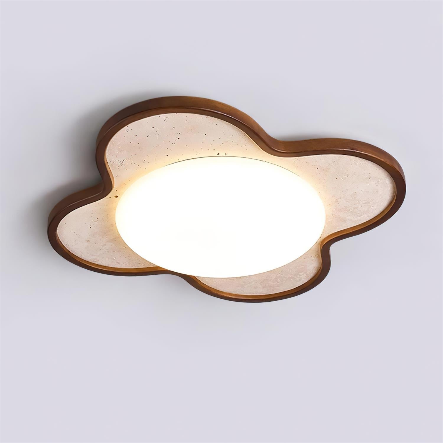 Star-shaped Natural Stone Ceiling Light