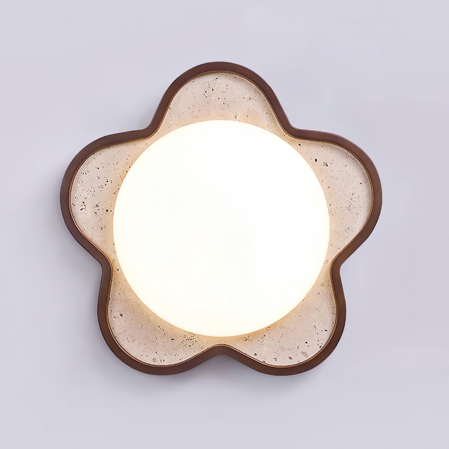 Star-shaped Natural Stone Ceiling Light