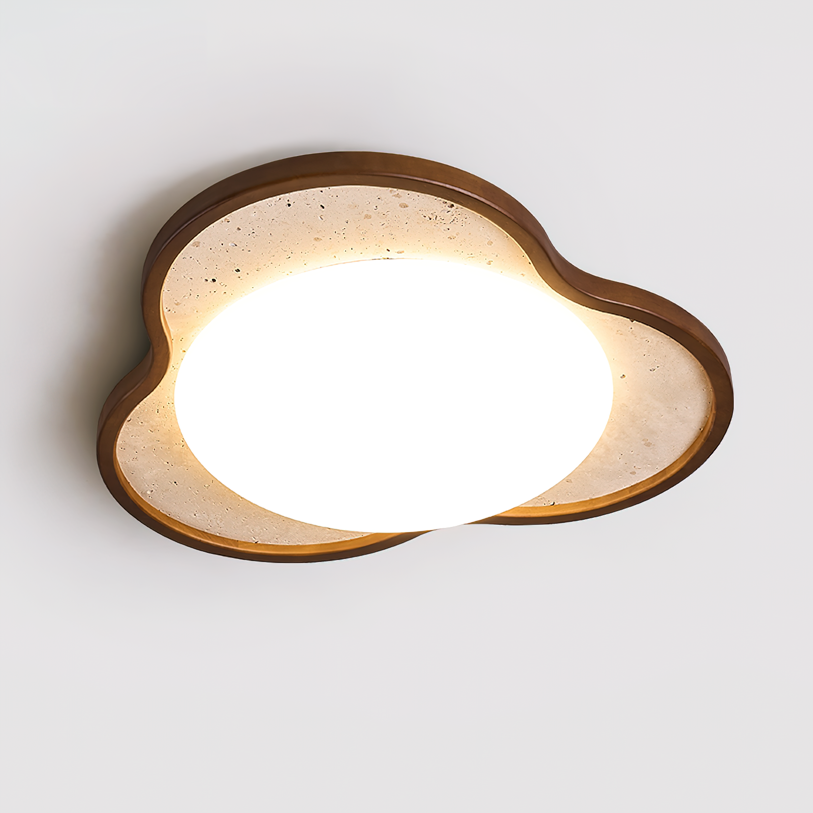 Star-shaped Natural Stone Ceiling Light