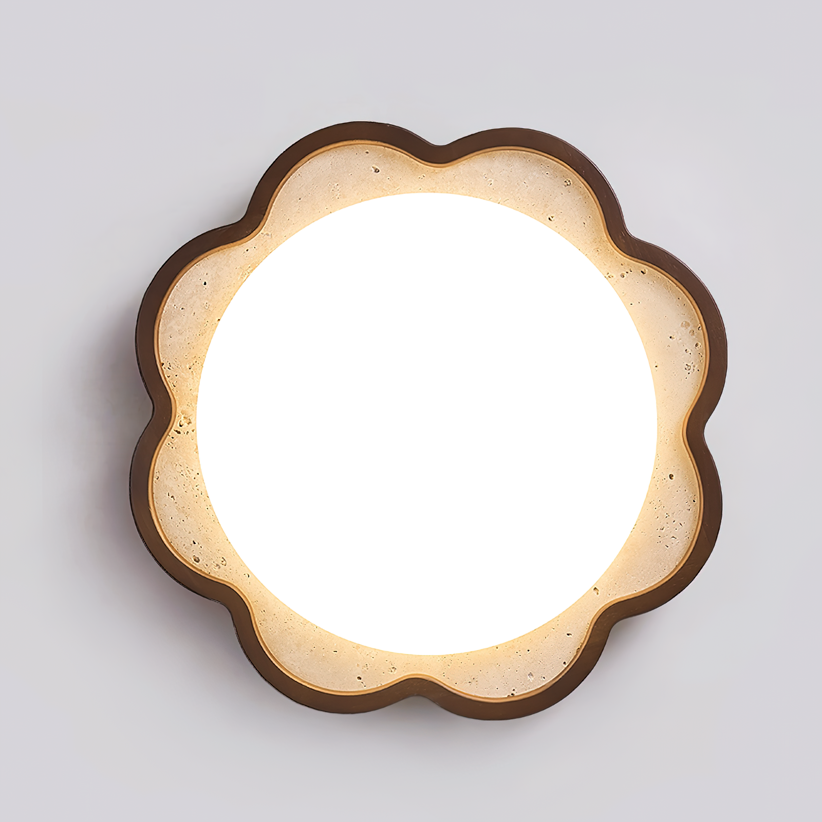 Star-shaped Natural Stone Ceiling Light