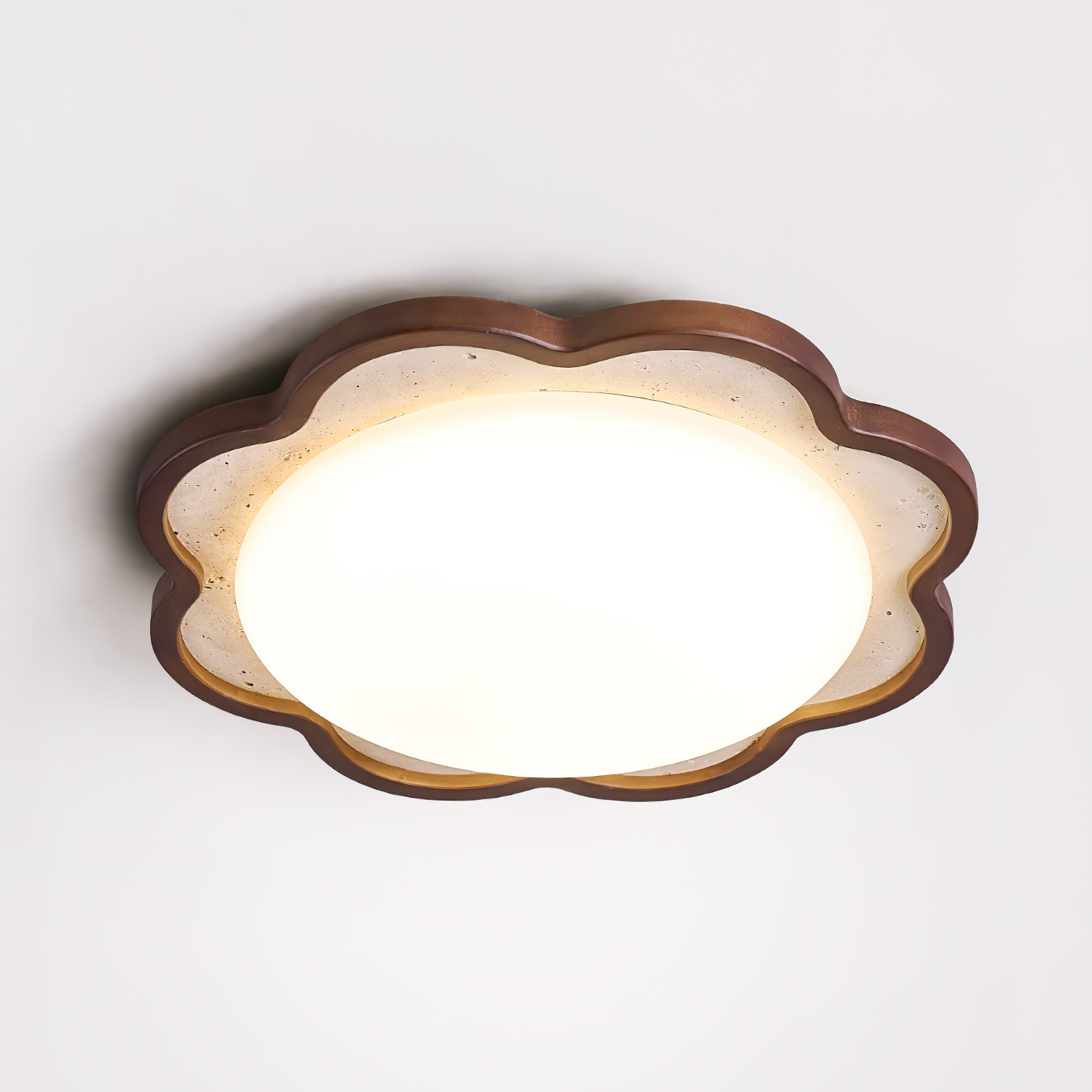 Star-shaped Natural Stone Ceiling Light