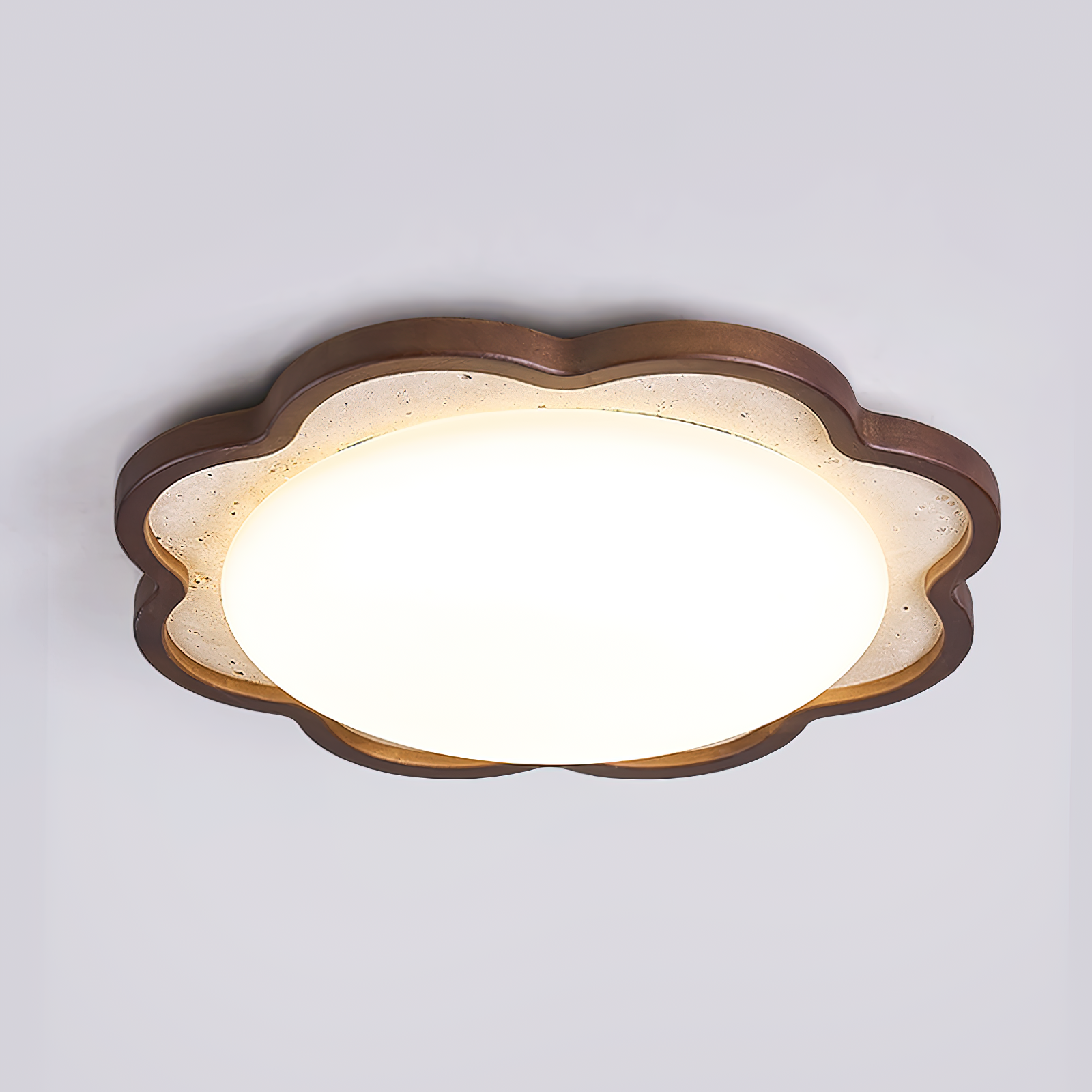 Star-shaped Natural Stone Ceiling Light