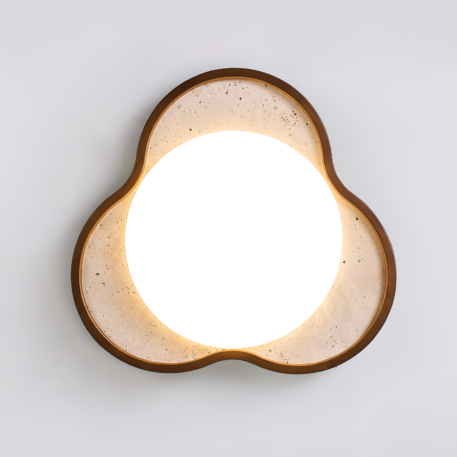 Star-shaped Natural Stone Ceiling Light