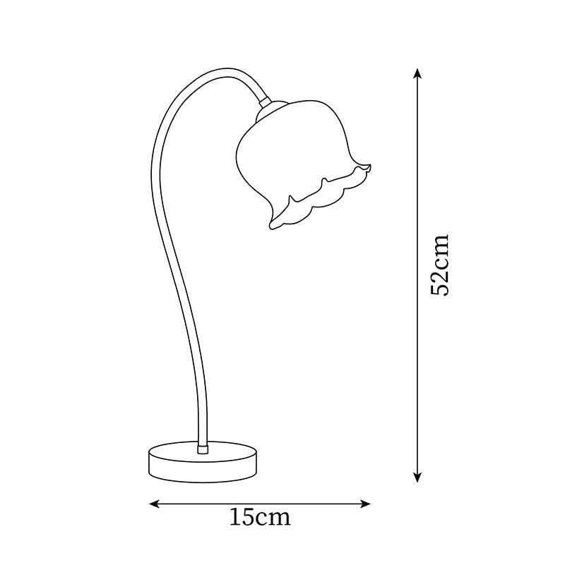 Sienna Flower Table Lamp