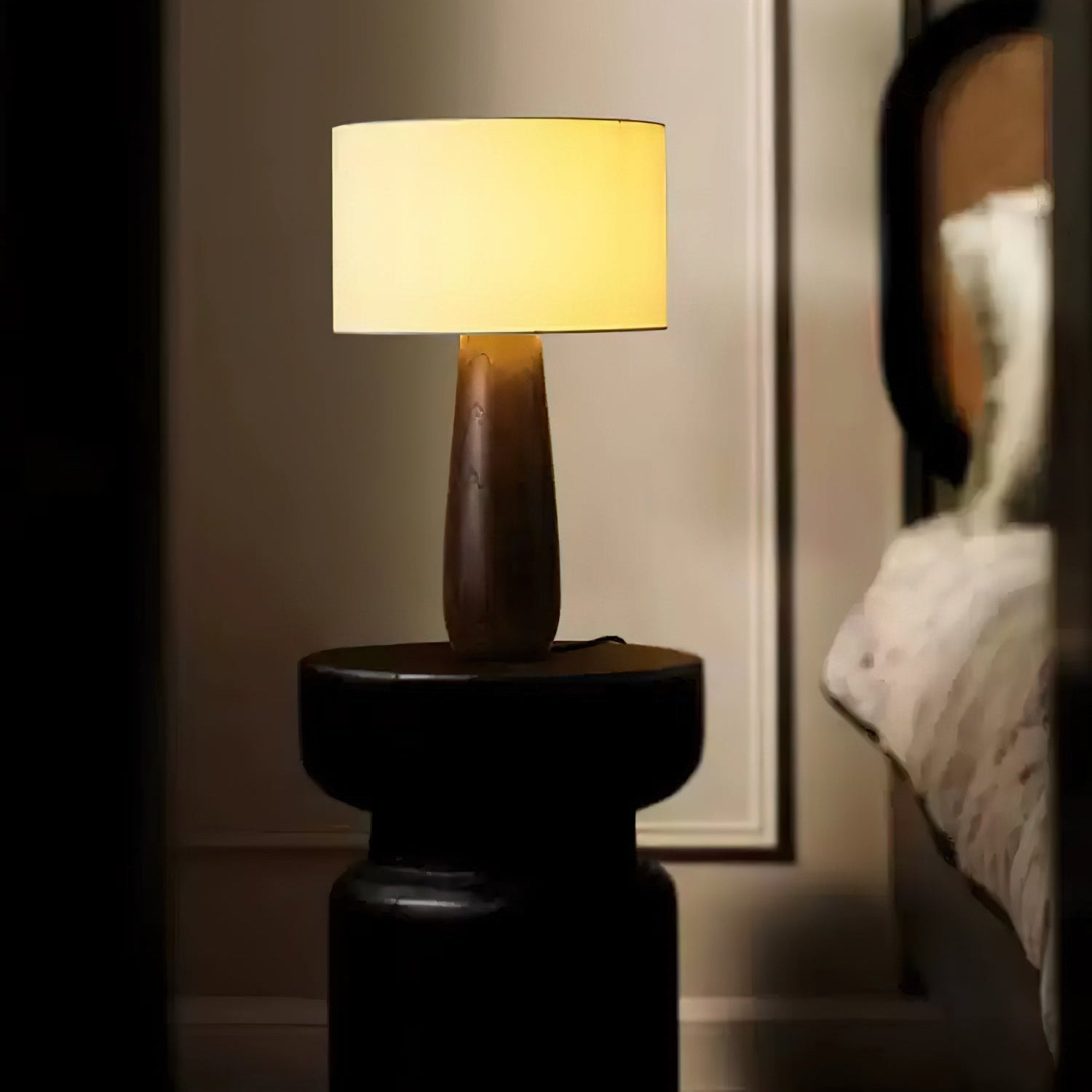 Sirenno Wooden Table Lamp