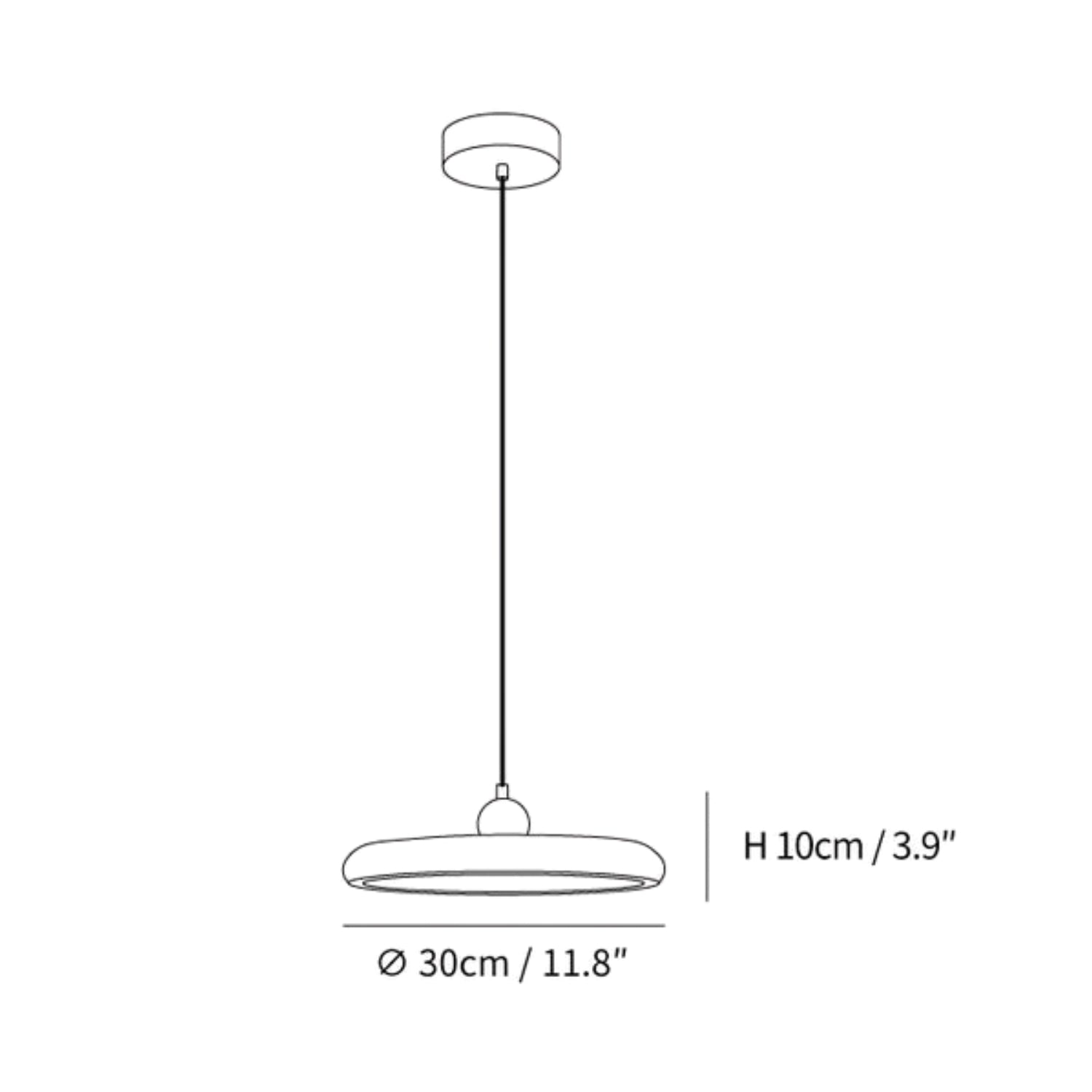 Doza Disc Pendant Light