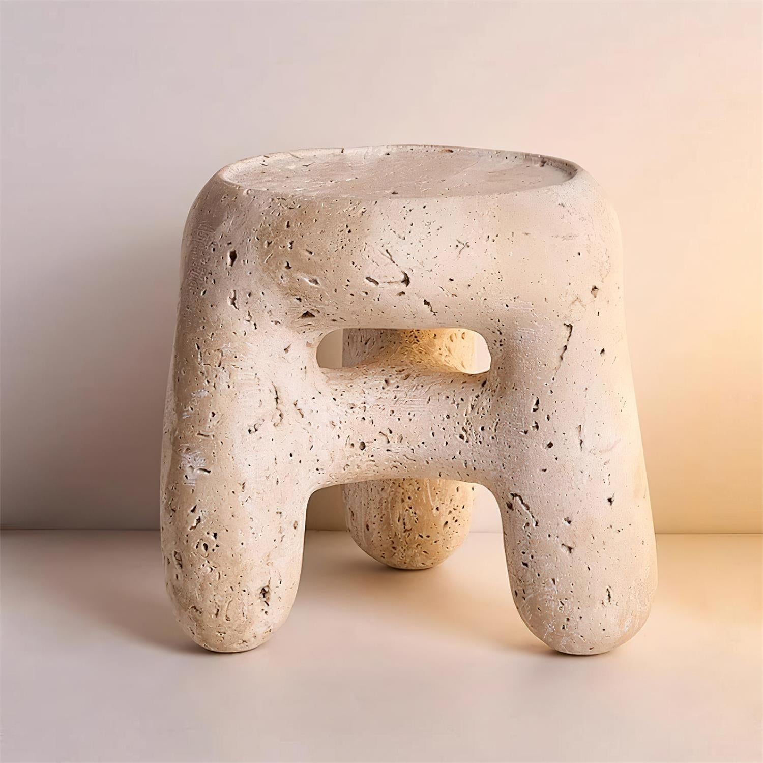 Jug-Shaped Natural Stone Table Lamp