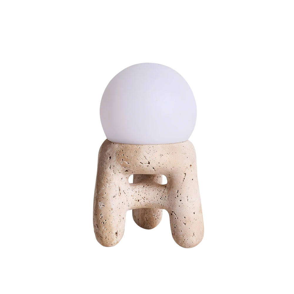 Jug-Shaped Natural Stone Table Lamp