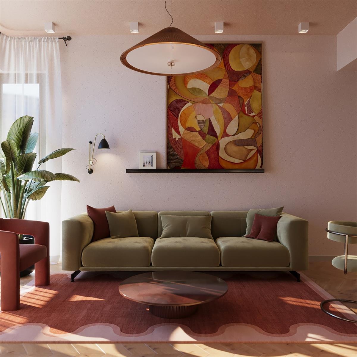 Smolez Japandi Style Pendant Light
