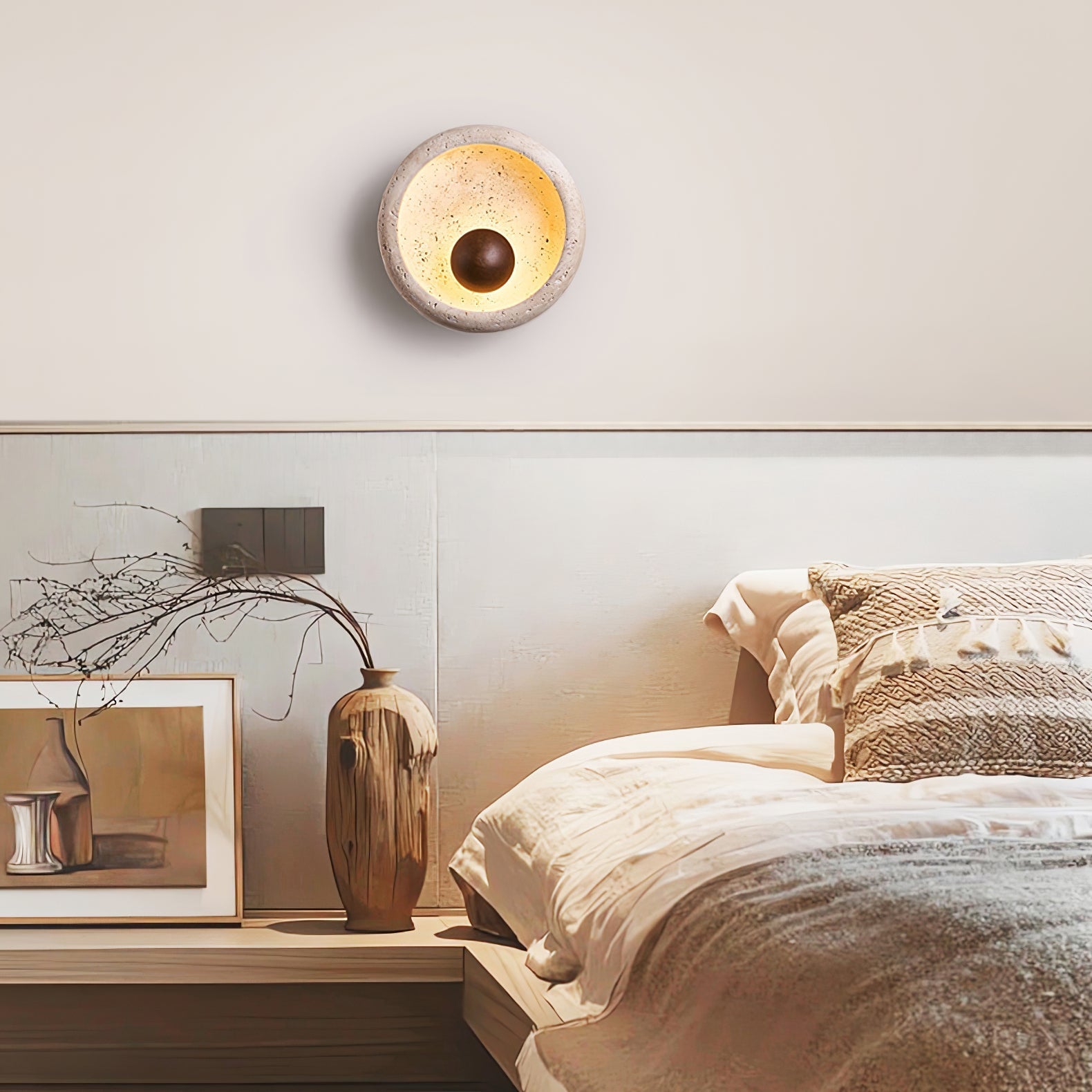 Sophe Travertine Wall Light