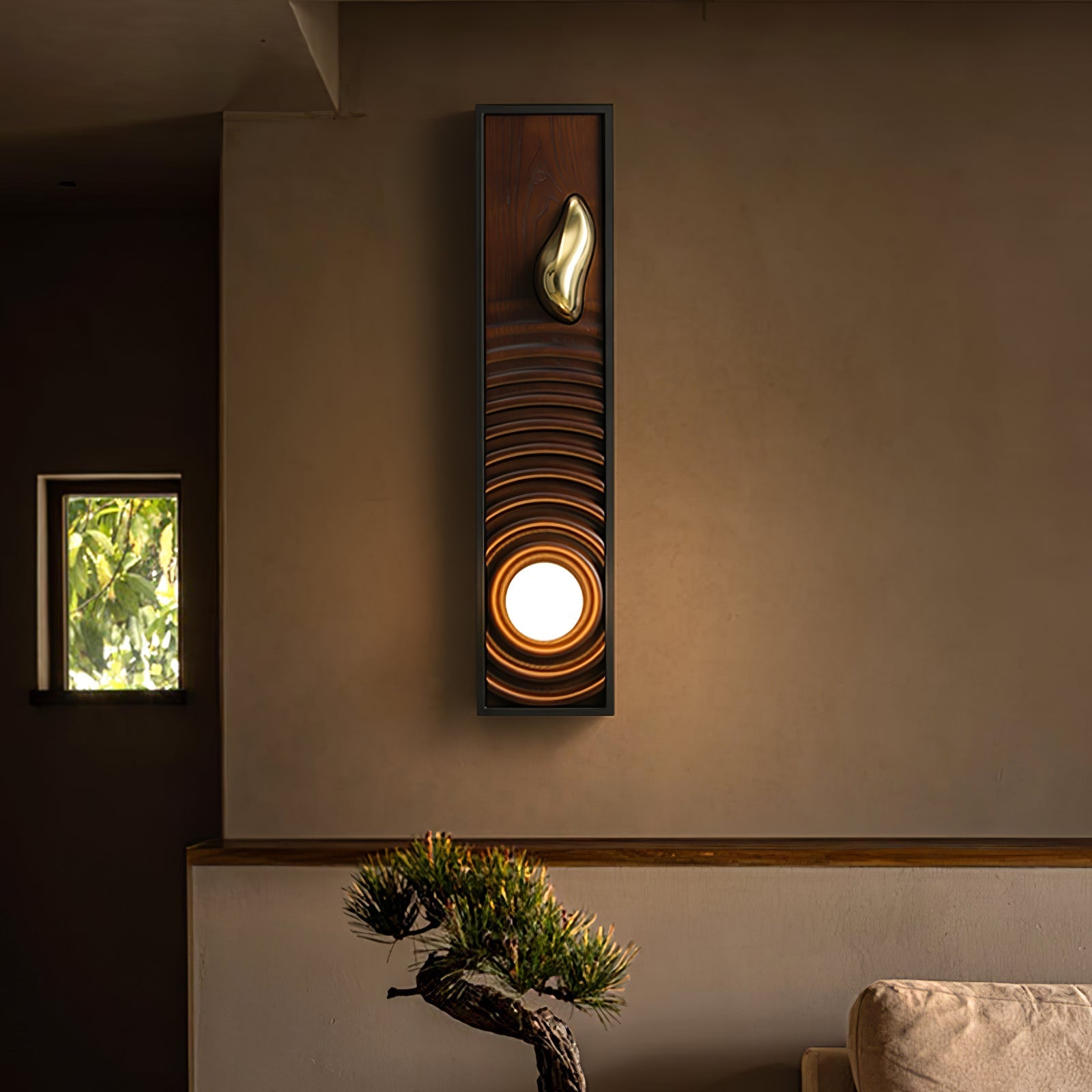 Moluze Wooden Wall Light