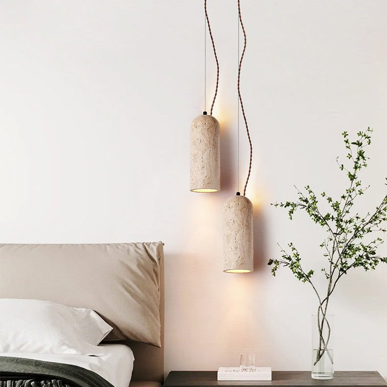 Verizo Travertine Pendant Light