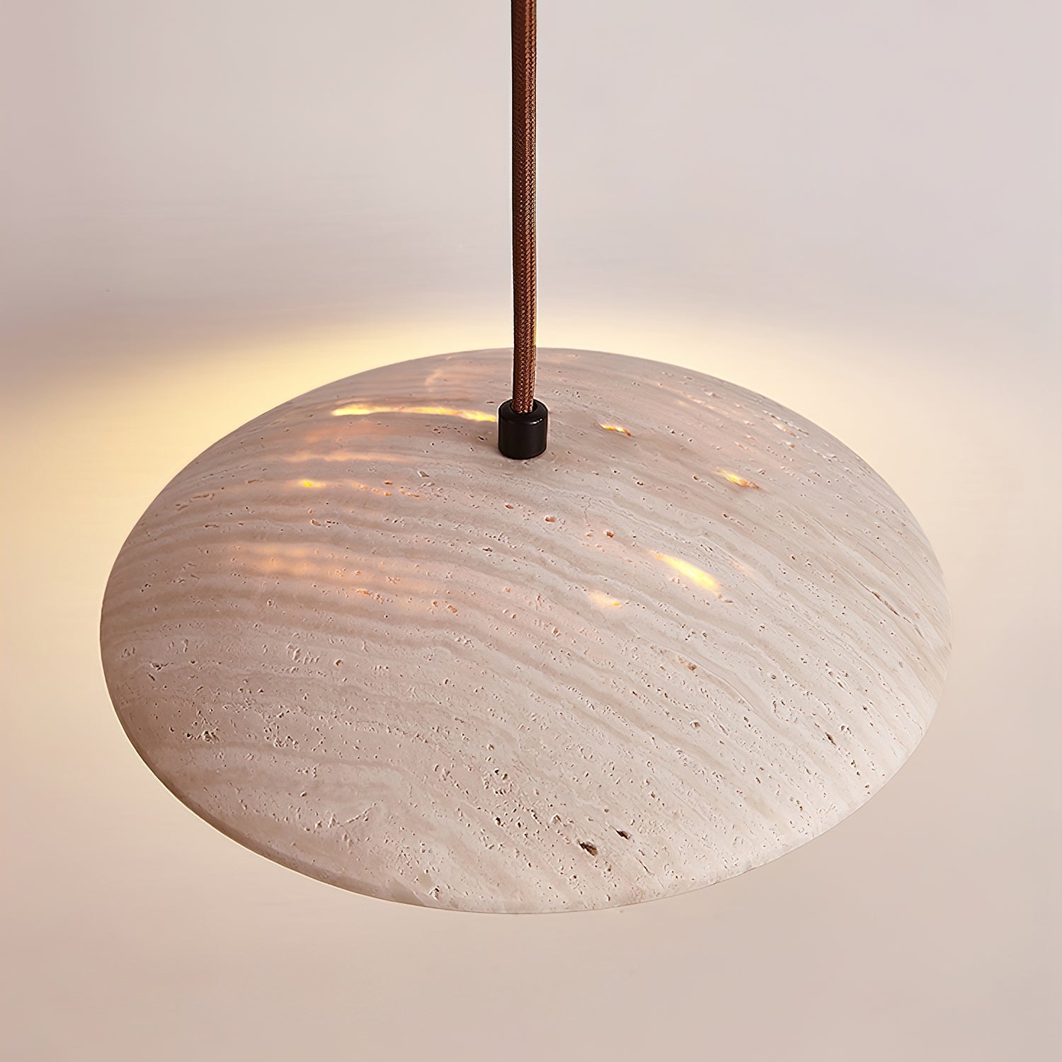 Poston Travertine Pendant Light