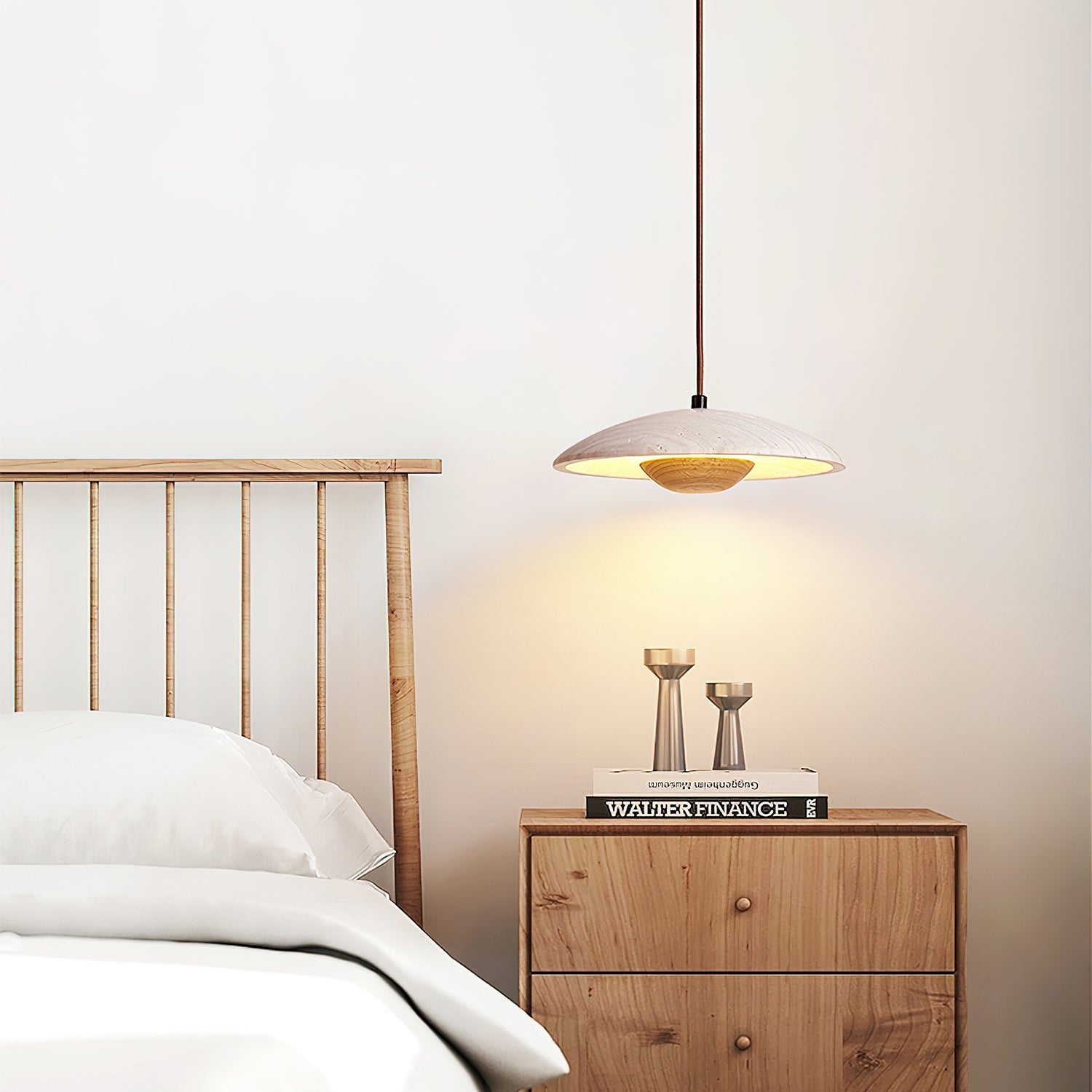 Poston Travertine Pendant Light