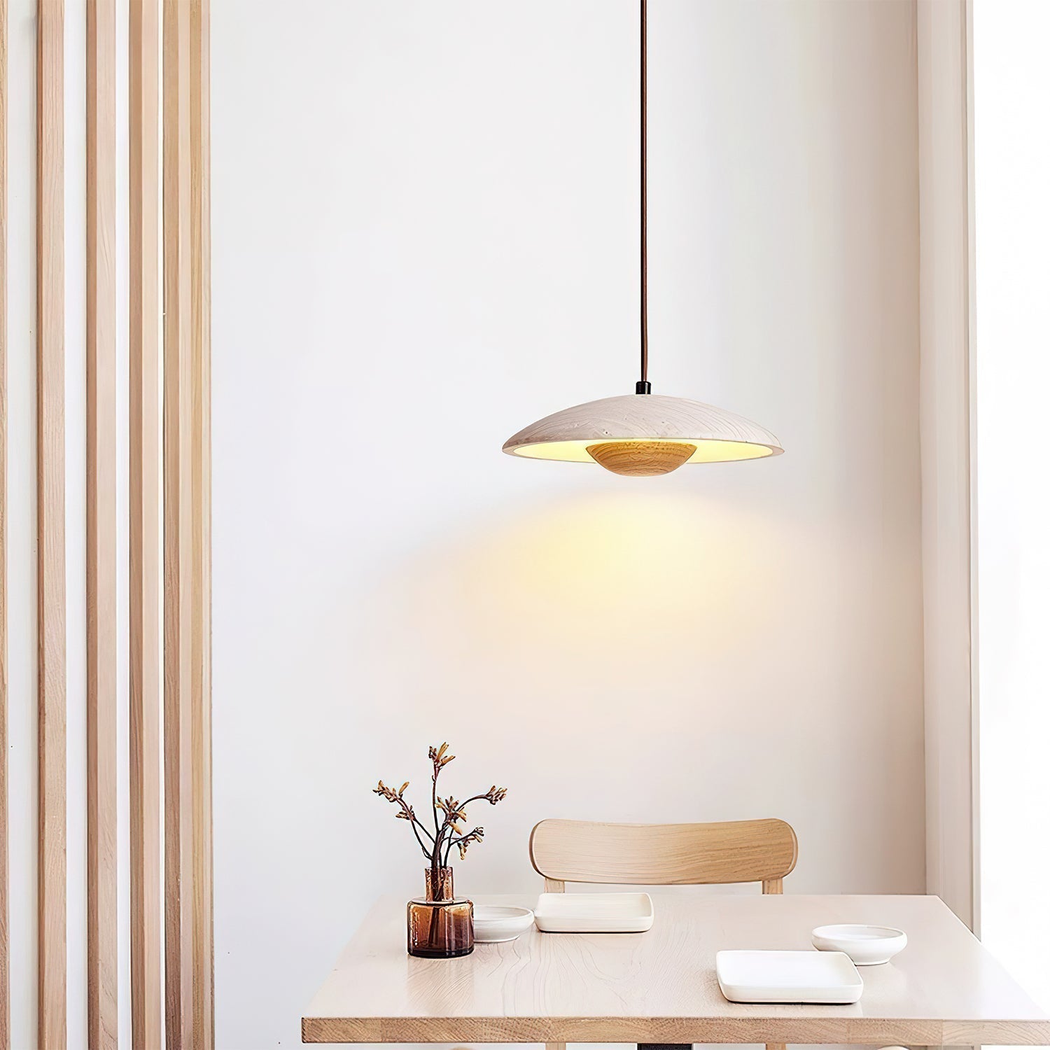 Poston Travertine Pendant Light