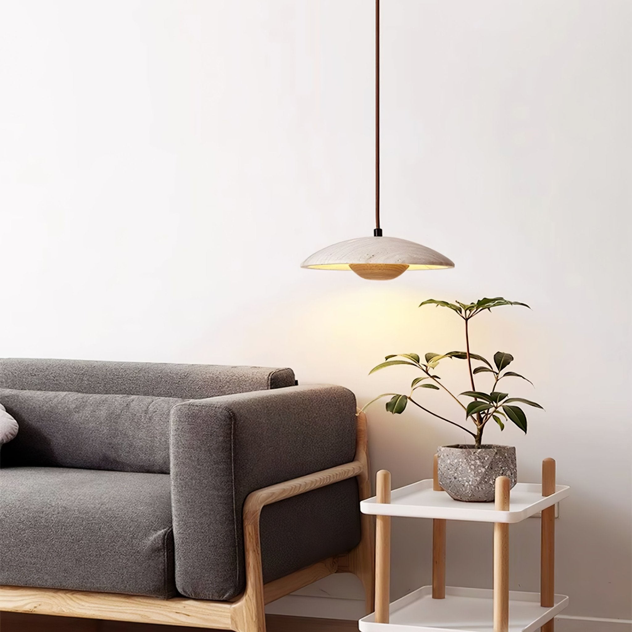Poston Travertine Pendant Light