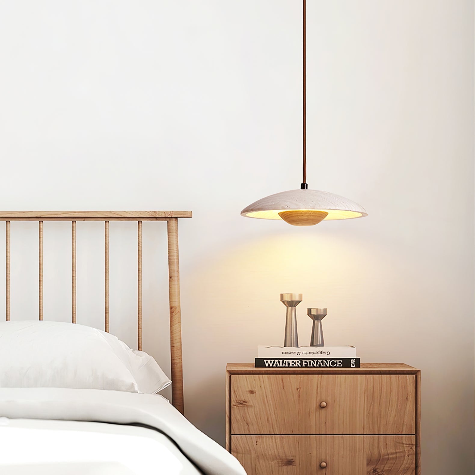 Poston Travertine Pendant Light