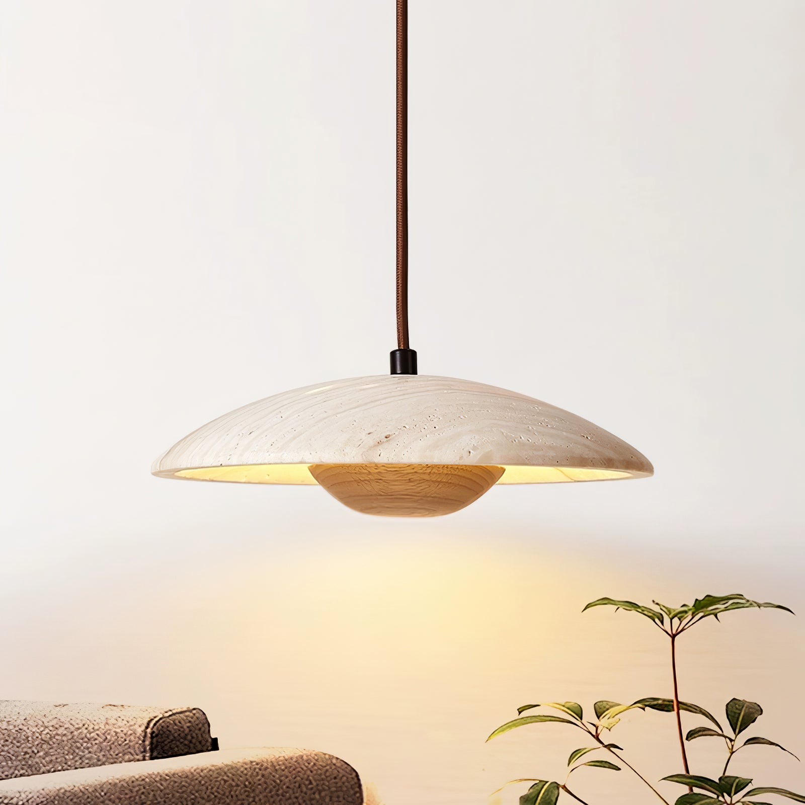 Poston Travertine Pendant Light