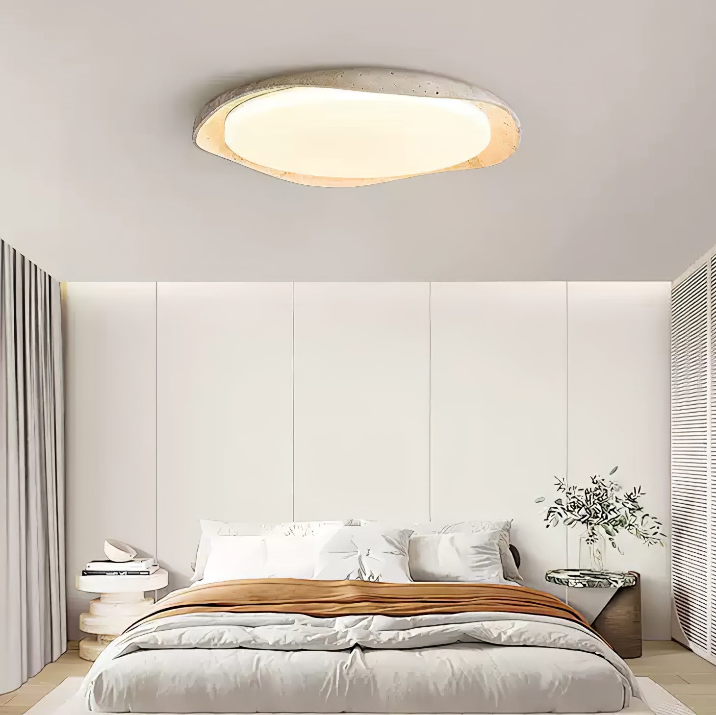 Seiyzan Natural Stone Ceiling Light