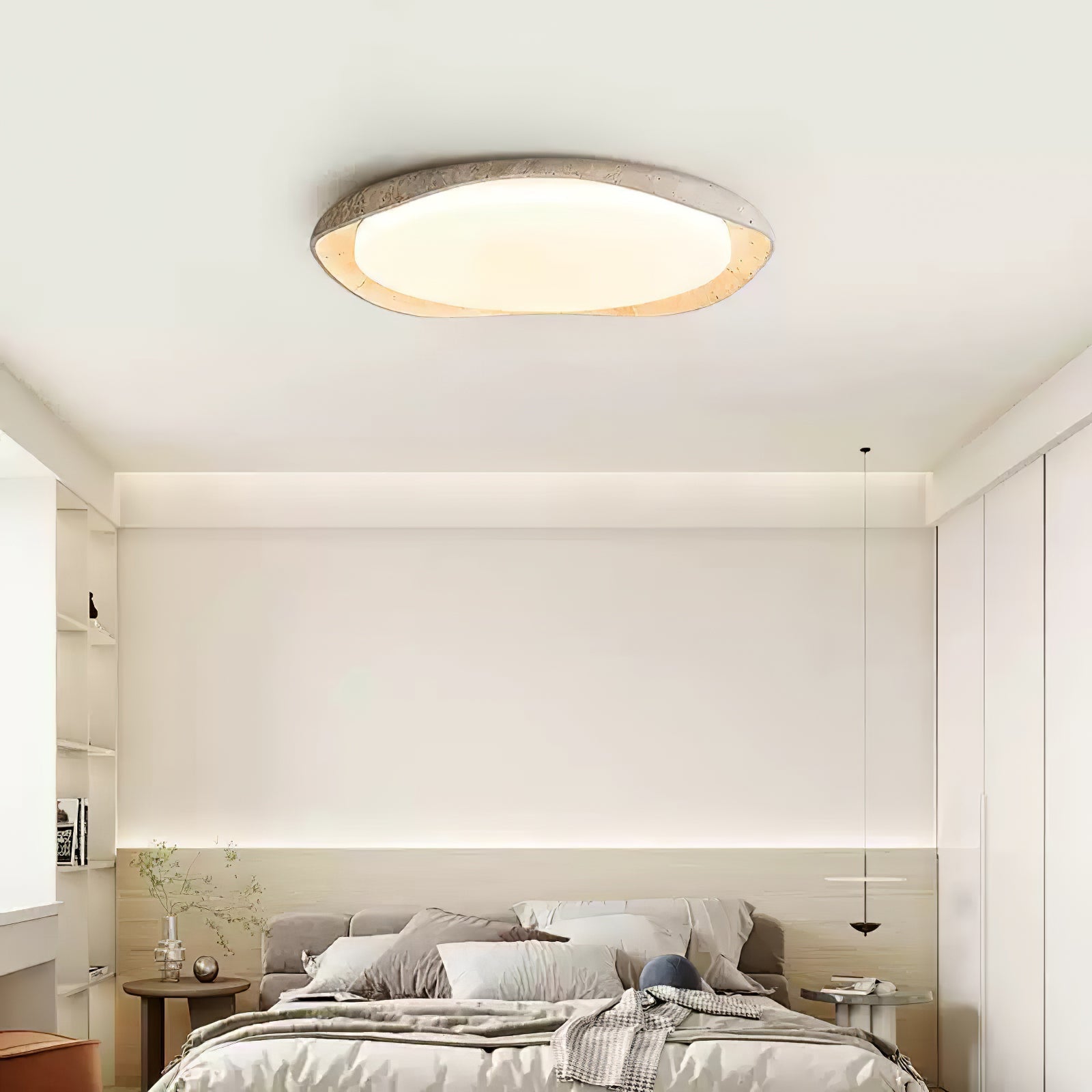 Seiyzan Natural Stone Ceiling Light