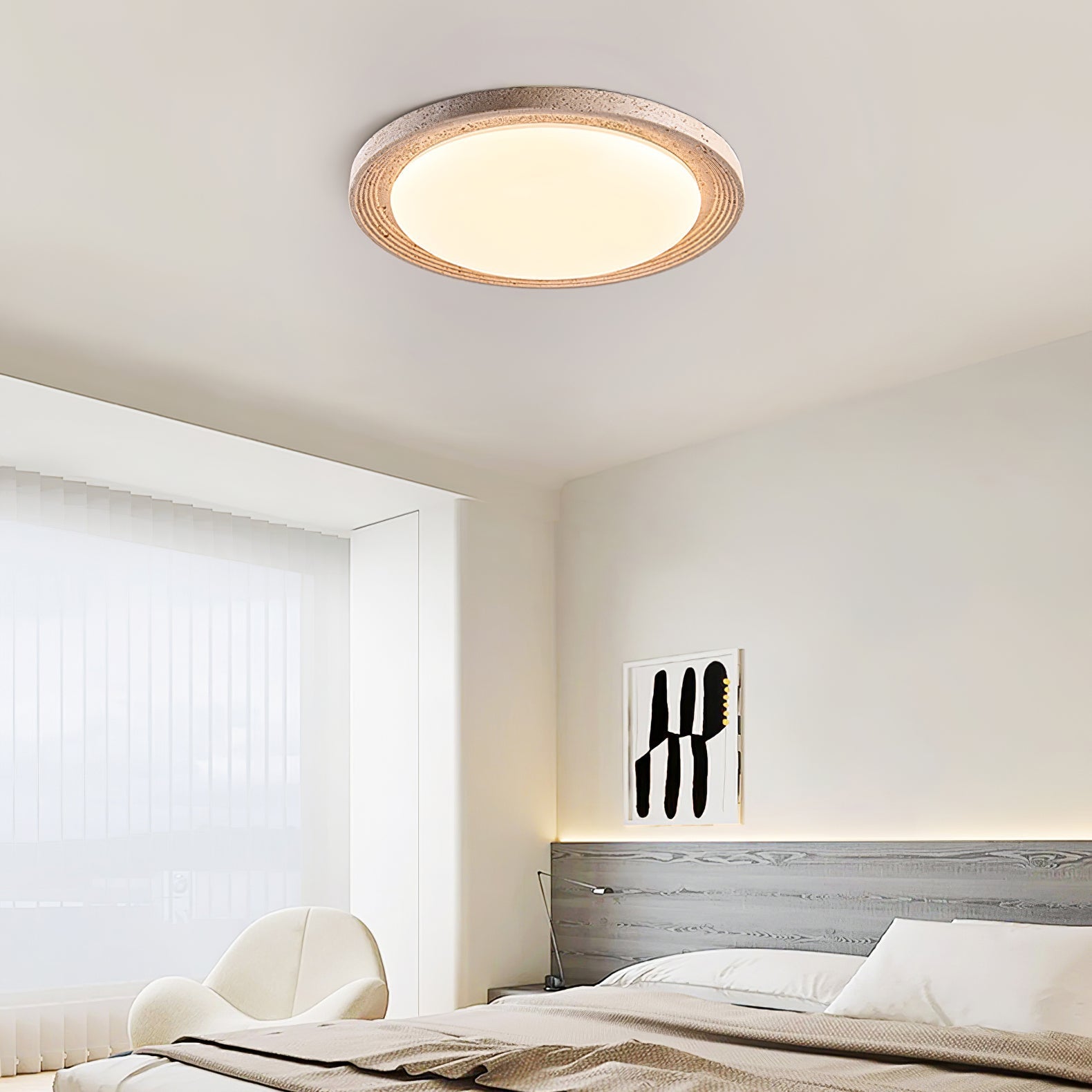 Senoluza Natural Stone Ceiling Light