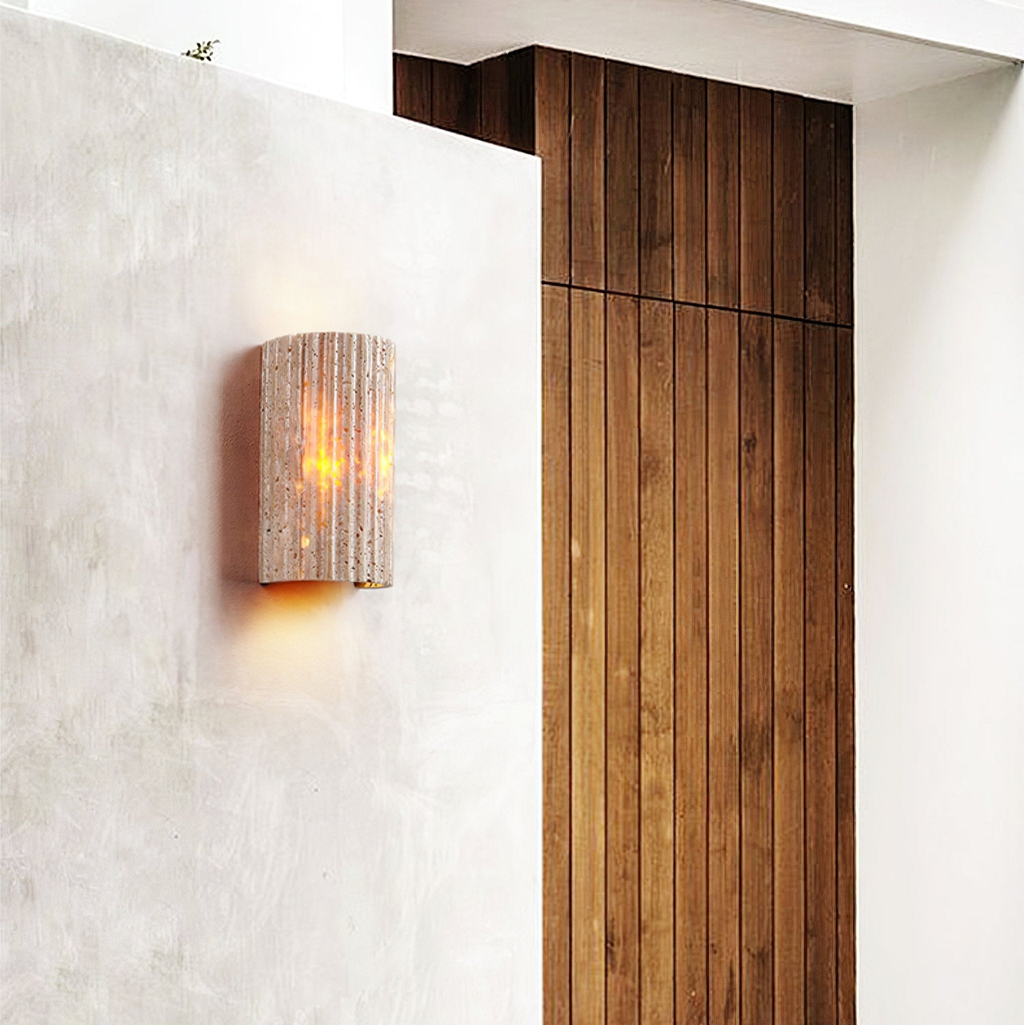 Veisona Natural Stone Wall Light