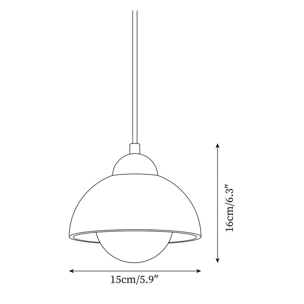 Delvoro Travertine Pendant Light